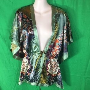 Forever scarf blouse wrap size Small